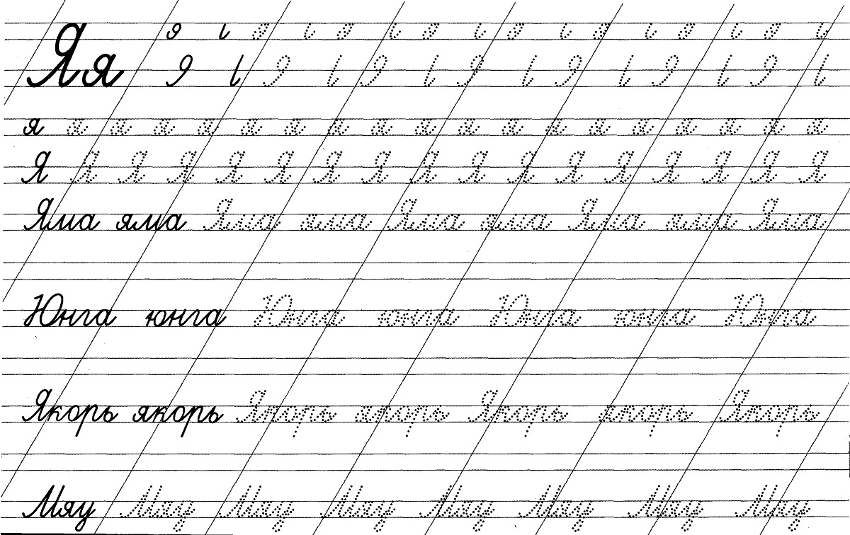 Прописи буквы, пропись буквы я , ю